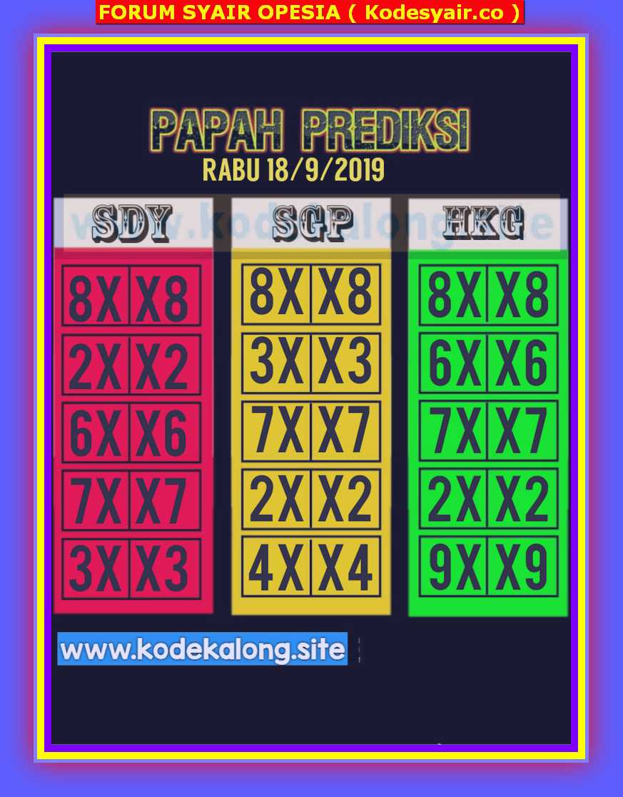 KODE SYAIR SDY
