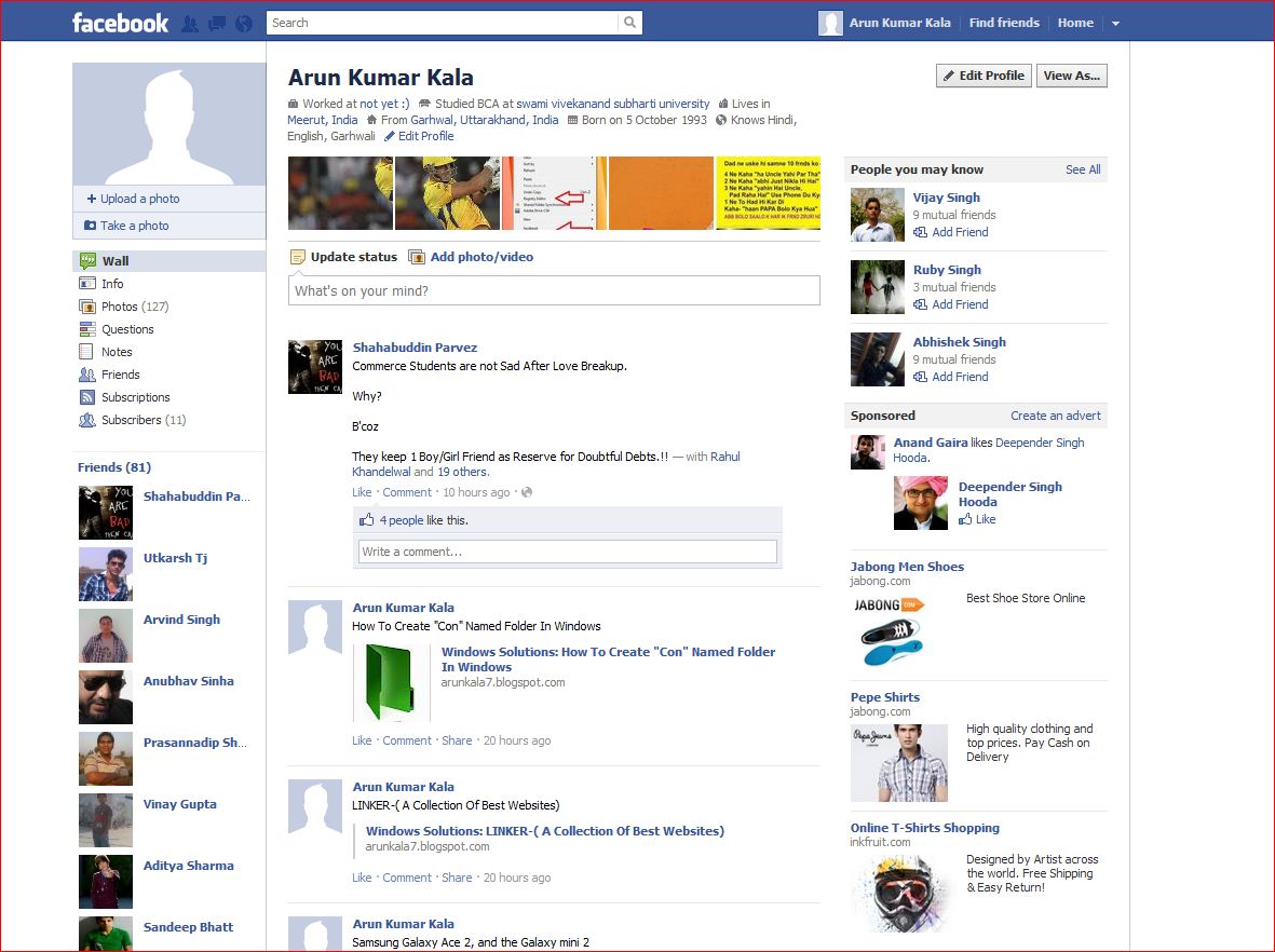 How To Remove Facebook Timeline Profile Layout Digital Solutions