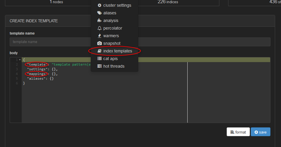 Elastic serach create index with mapping (not analyzed fields