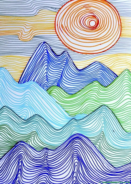 Educación Artística: Dibujos con líneas