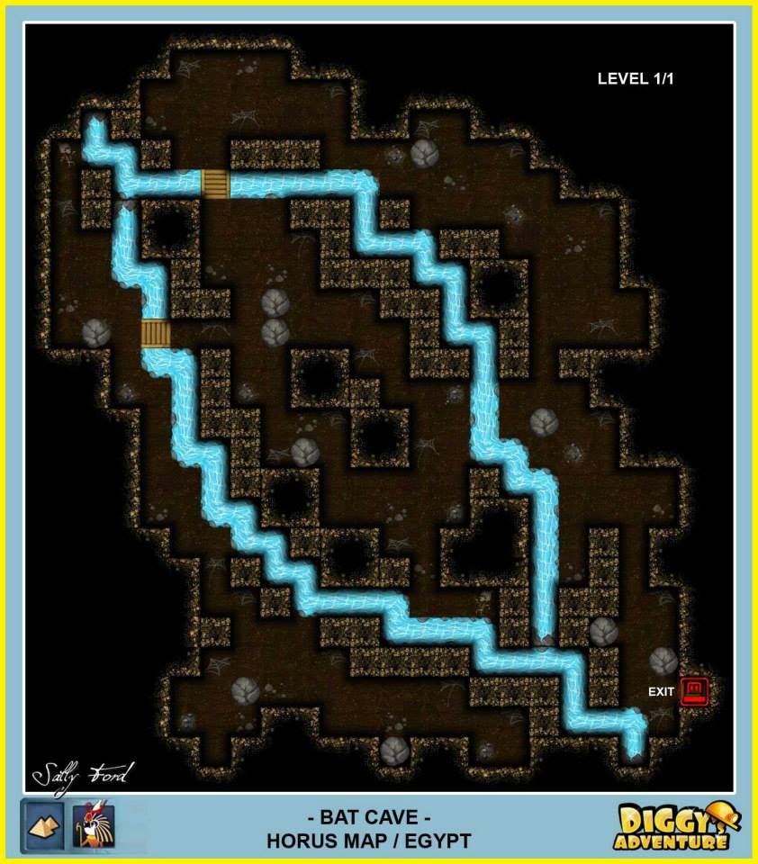 Diggy's Adventure Walkthrough: Horus Egypt Quests / Bat Cave