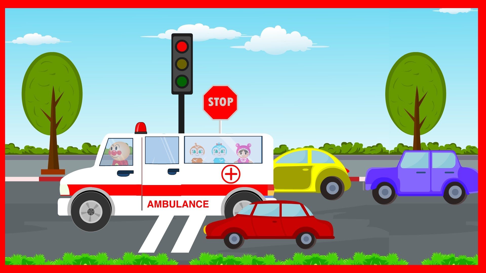 Give Way to Emergency Vehicles Saving Lane