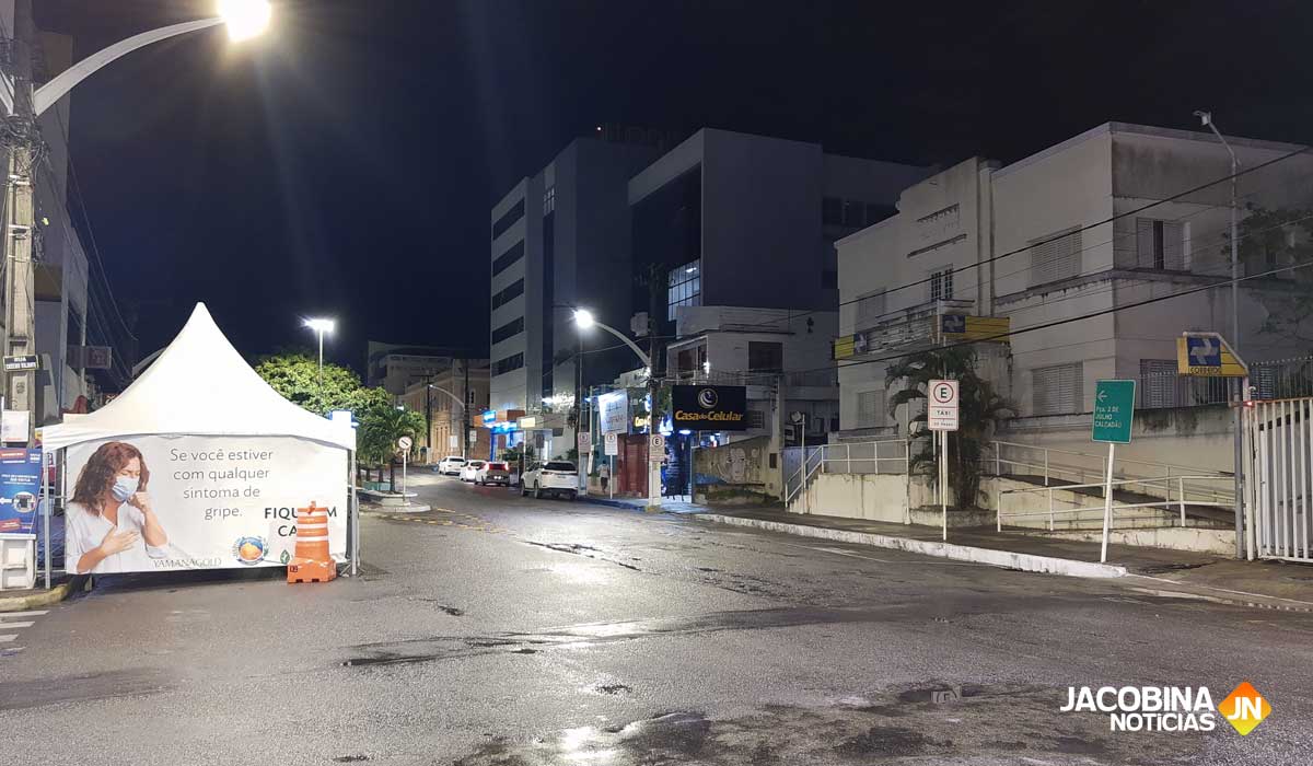 Jacobina: Toque de recolher é prorrogado até dia 15 de junho