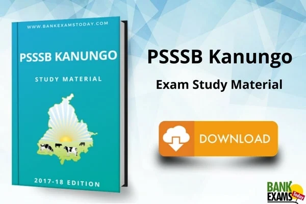 PSSSB Kanungo Exam Study Material