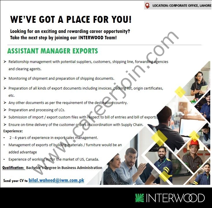 bilal.waheed@iwm.com.pk - Interwood Mobel Pvt Ltd Jobs 2021 in Pakistan