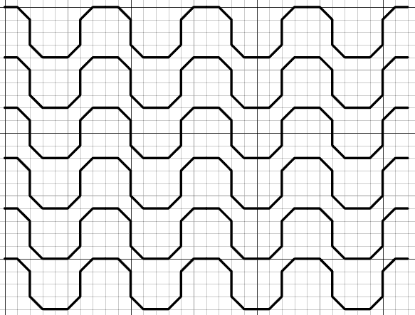 Imaginesque: Blackwork Wavy Fill Pattern
