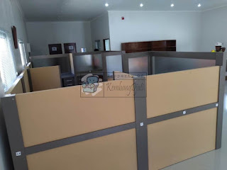 Jual Meja Kubikel Kantor Bentuk U + Furniture Semarang