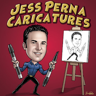 California Caricaturist Jess Perna for Party Entertainment