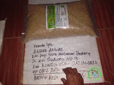 Benih Padi TRISAKTI Pesanan ANHAR ANWAR Bondowoso, Jatim. (Sebelum di Packing) Benih Padi TRISAKTI Pesanan ANHAR ANWAR Bondowoso, Jatim. (Sebelum di Packing)