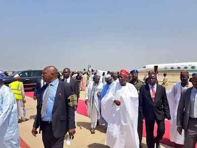 2 Photos: Aisha Buhari arrives Kano on a 1-day working visit
