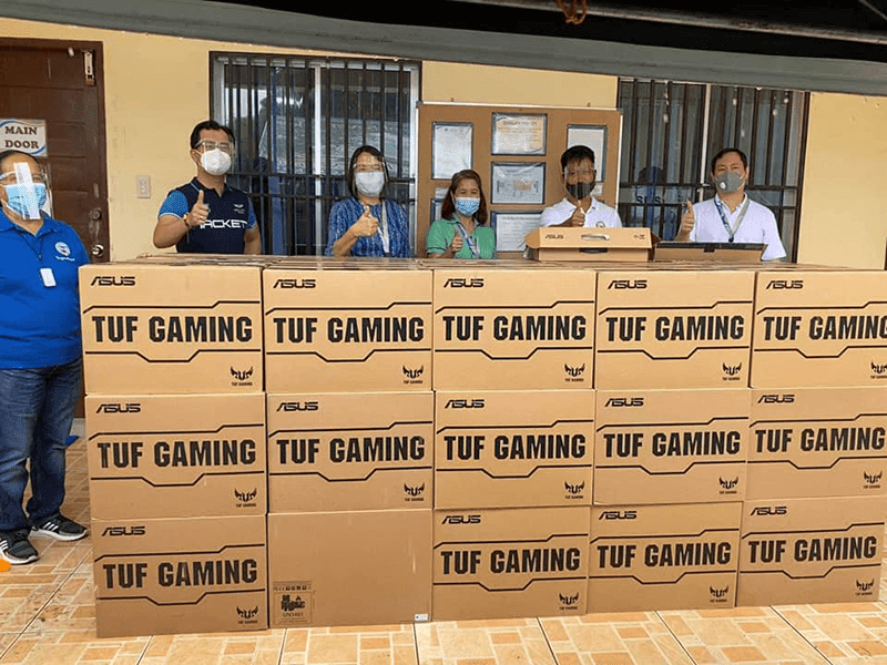San Pablo, Laguna LGU donates 103 ASUS TUF Gaming laptops for learning to DepEd