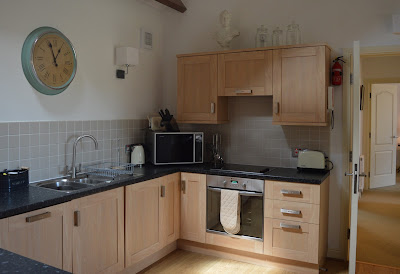 Waterside view cottage kitchen, Alnmouth, North East Family Fun Review