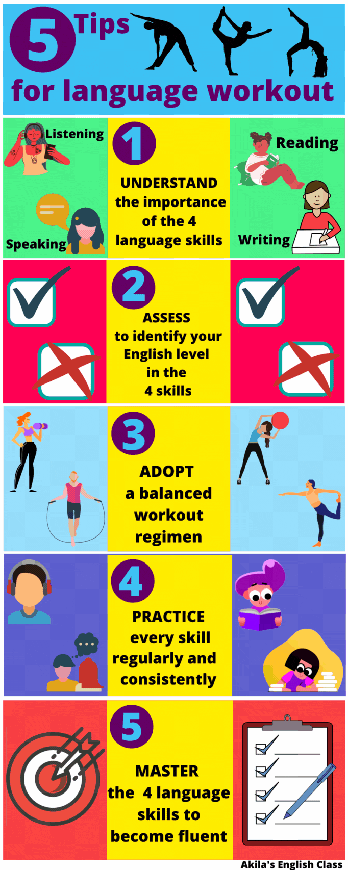 5 Tips for Language Workout