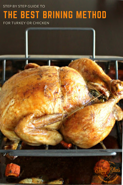 An easy, step by step guide on how to brine a turkey or chicken. #thanksgiving #turkey #roastchicken