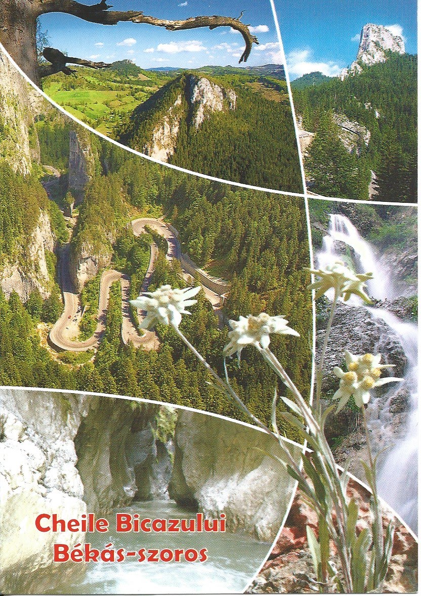 My Postcard Page Romania Bicaz Gorge Cheile Bicazului Hasmas National Park