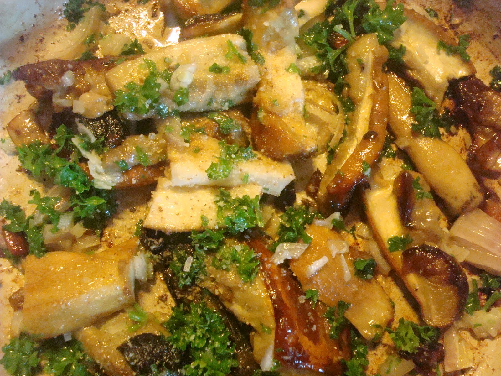 Lapin Au Four à La Moutarde Et Champignons