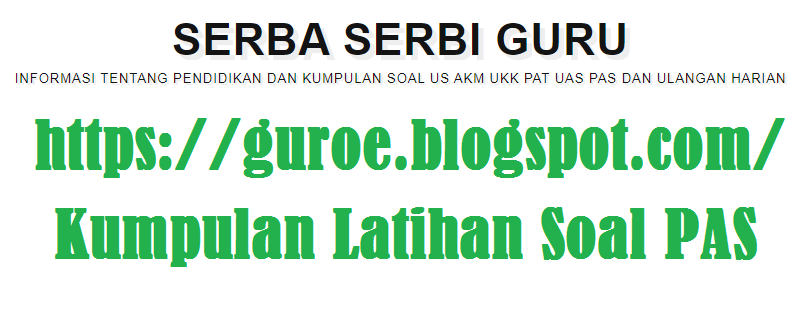 Soal Pretest Dan Posttest Pkb Mata Peajaran Ppkn Serba Serbi Guru Serba Serbi Guru