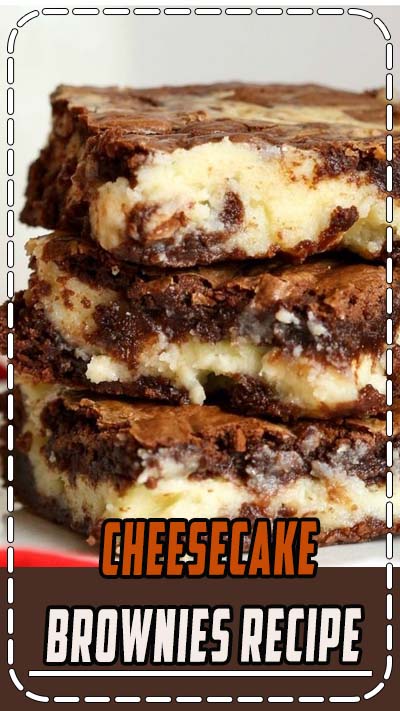 AMAZING Cheesecake Brownies - the delicious chocolate dessert with a cream cheese and white chocolate chip layer. Recipe on { lilluna.com }