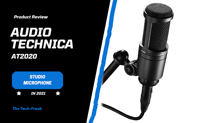 Audio Technica AT2020 Cardioid Studio Condenser Microphone