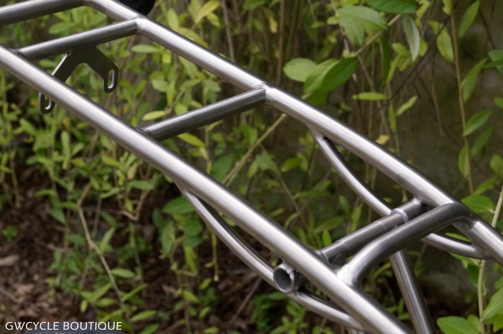 GW Cycle Boutique Birdy Titanium Rear Rack / Touring Rack