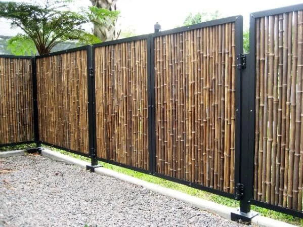 Model Pagar Rumah Minimalis dari Bambu Model Pagar Rumah Minimalis dari Bambu