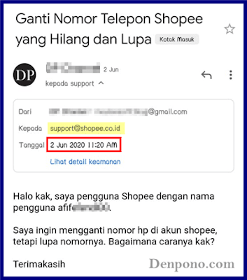 Menghungi Customer Service “CS” Shopee Lewat Email