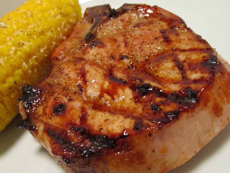 Jenn's Food Journey Thick Cut Pork Chops with Korean BBQ Sauce