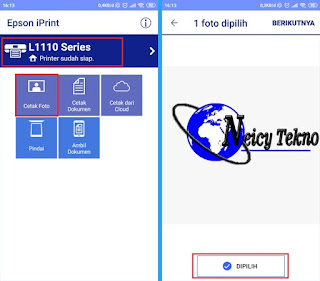 cara mencetak gambar menggunakan hp