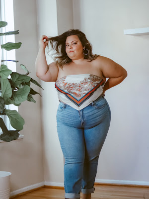 plus size jean outfits