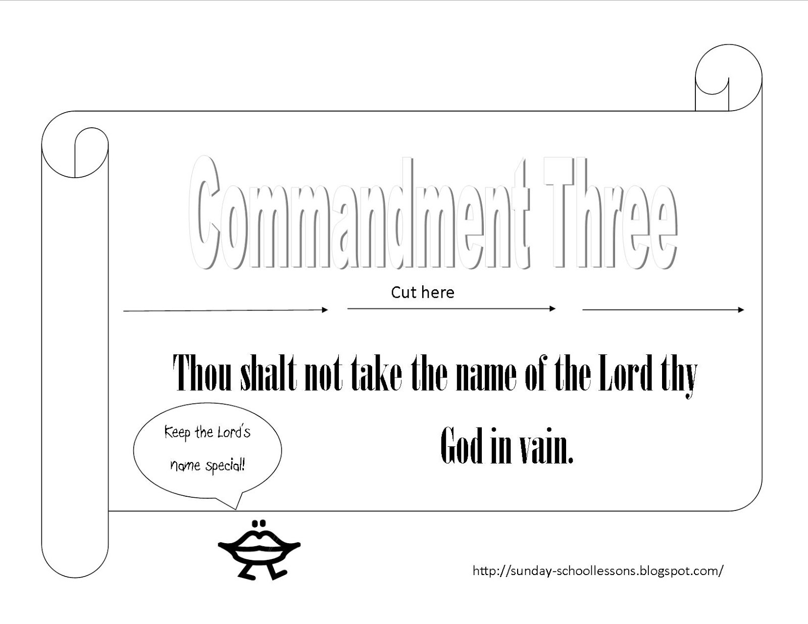 10 Commandment Coloring Sheets Sunday School Lessons of Plenty 10 Commandments