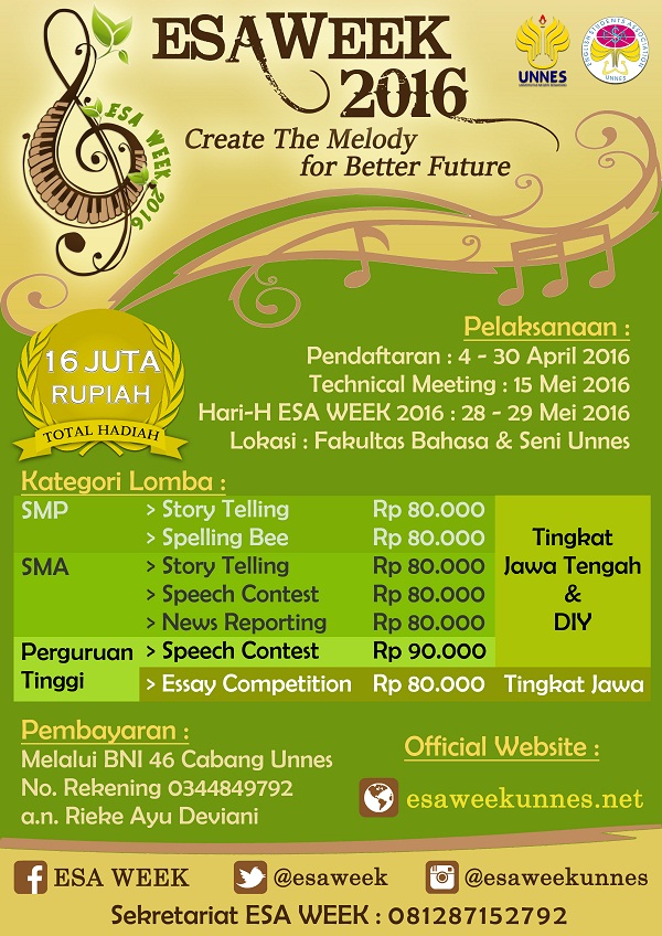 30+ Ide Keren Tema Acara Lomba Bahasa Inggris Fatiha Decor