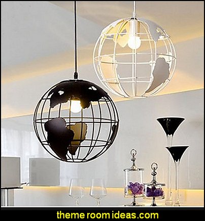 Nordic Modern Simple Earth Single Head Hanging Lamp