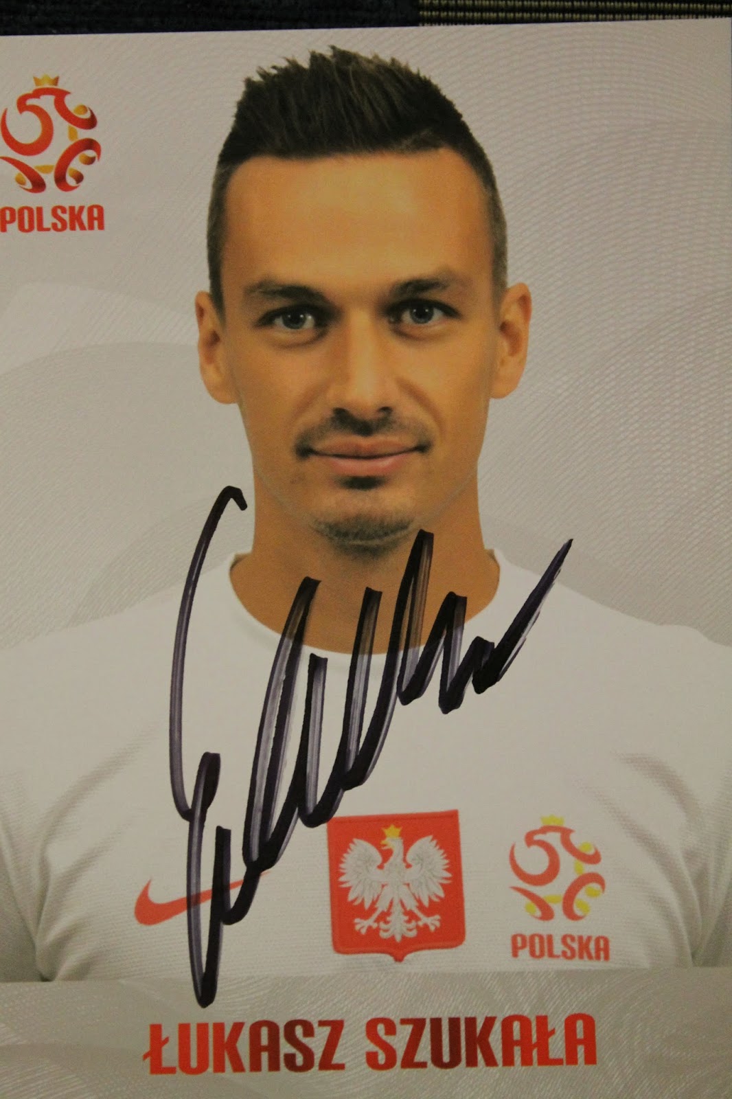 Autografy Kromcioo Adam Nawałka , Robert Lewandowski , Jakub