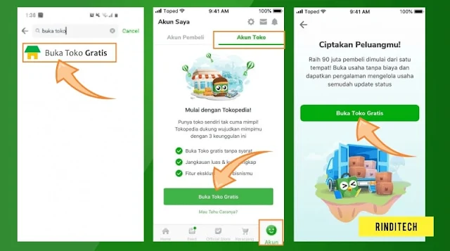 Cara Mudah Buka Toko Online di Tokopedia.com, step by step