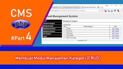 Tutorial PHP - Membuat CMS Sederhana - Part 4 - Membuat Modul Manajemen Kategori