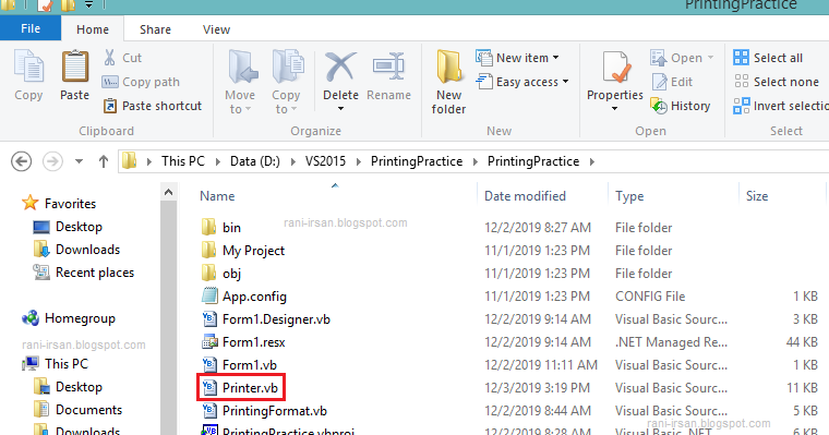 VB.NET: Mencetak dengan POS Printer
