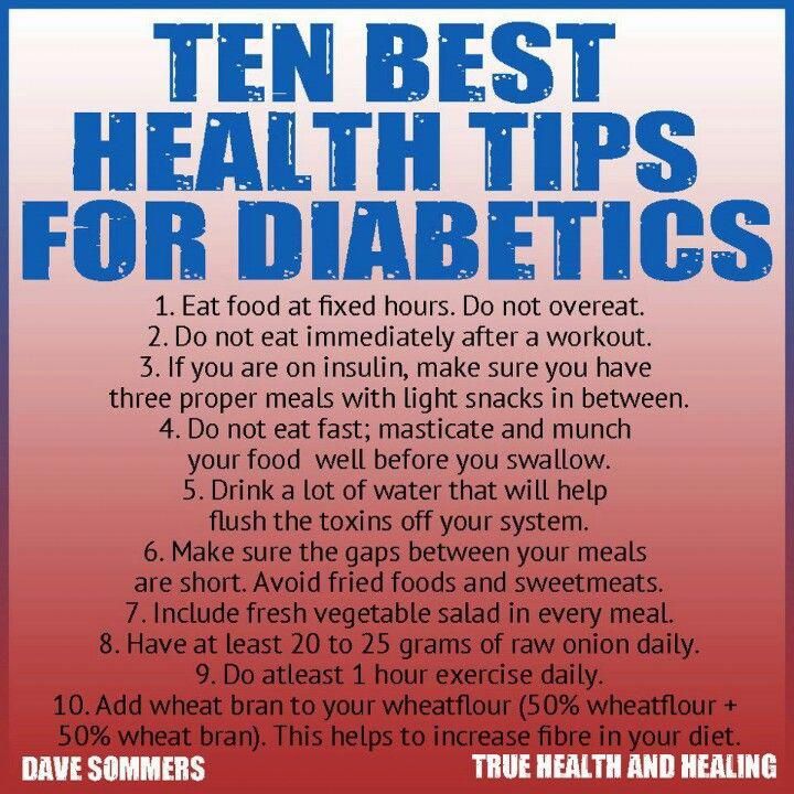 Healthy food for diabetics