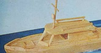 Hacer Barco de Madera Palitos