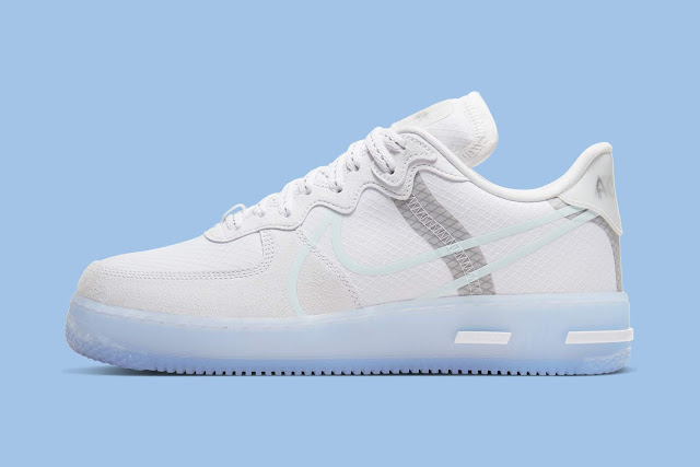 Swag Craze: First Look: Nike Air Force 1 React - 'White Ice'