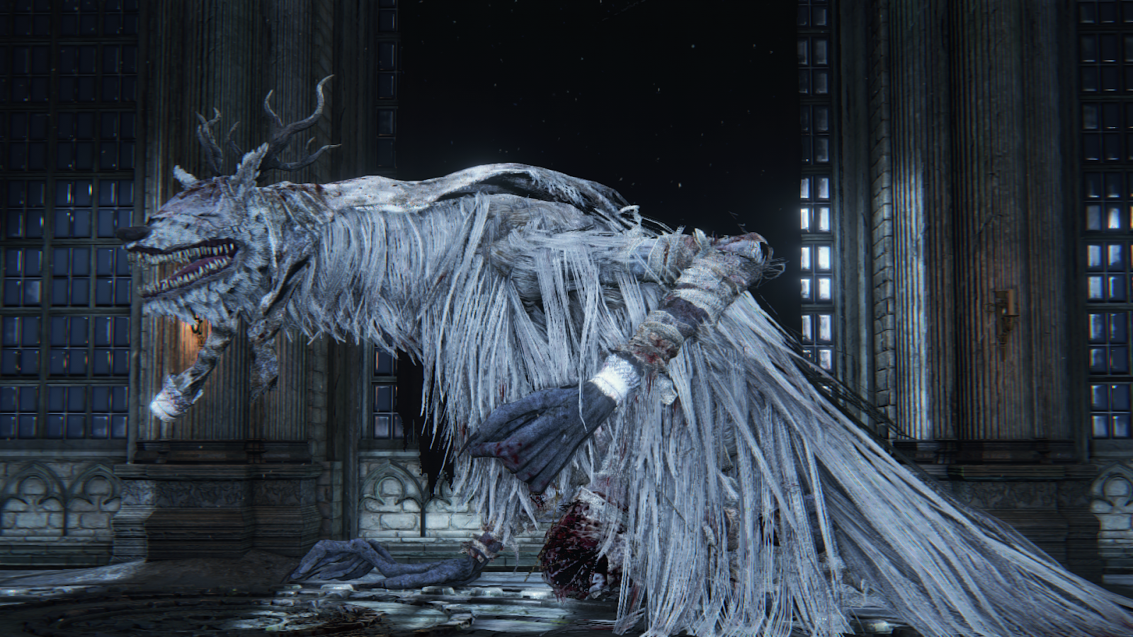 I would say Vicar Amelia from Bloodborne! 