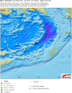 Cutremur puternic cu magnitudinea de 6,6 grade in Marea Banda