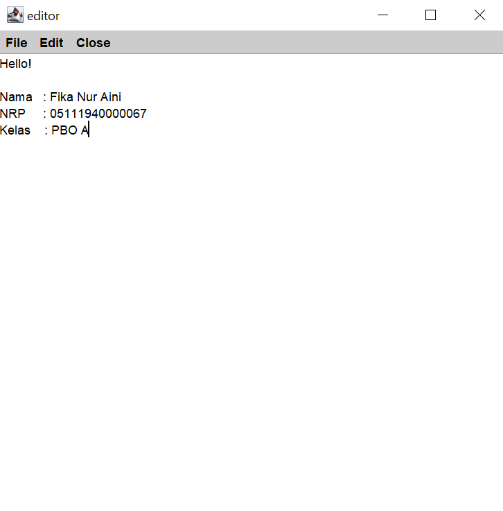 My Blog Notepad dengan Java