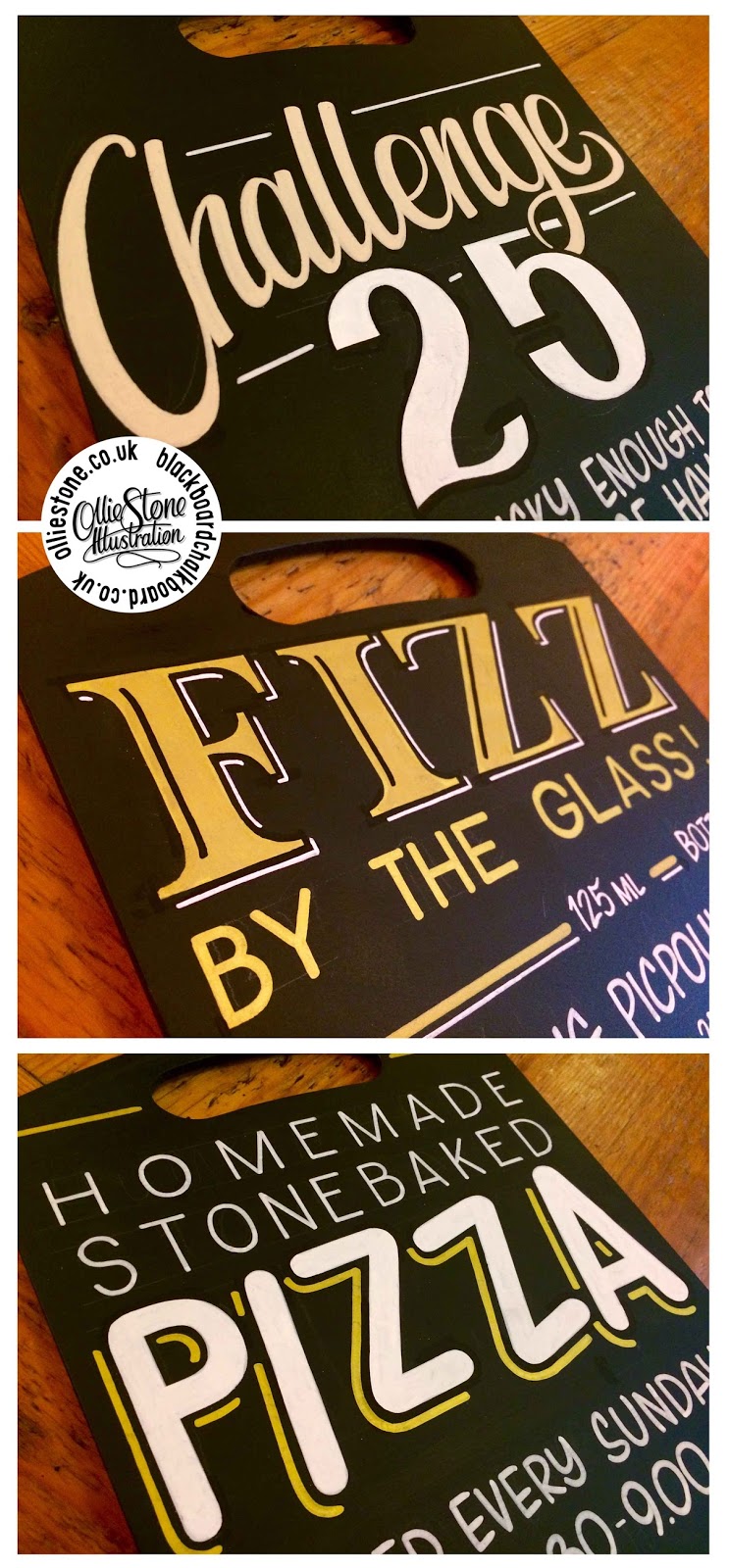 Chalkboard Artist by Ollie Stone Chalkboard art and sign writing. Brighton, London and the South.