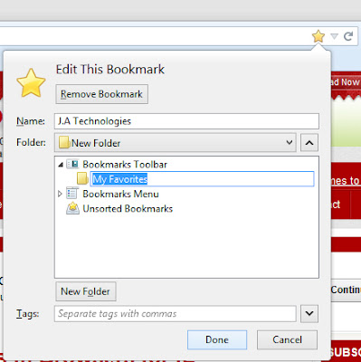 Saving and Bookmarking a Website URL