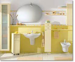 Baños color amarillo - Colores en Casa