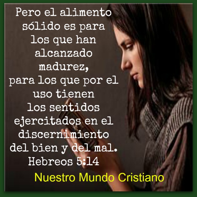 Nuestro Mundo Cristiano La necesidad de discernimiento Nuestro Mundo Cristiano La necesidad de discernimiento