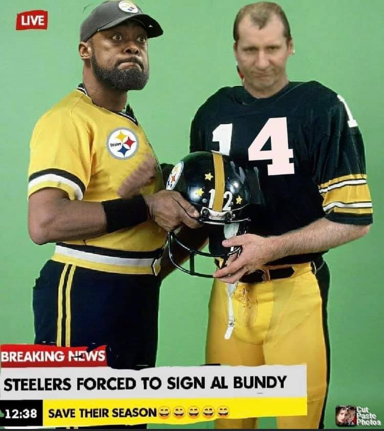 STEELERS FORCED TO SIGN AL BUNDY. SAVE THEIR SEASON
