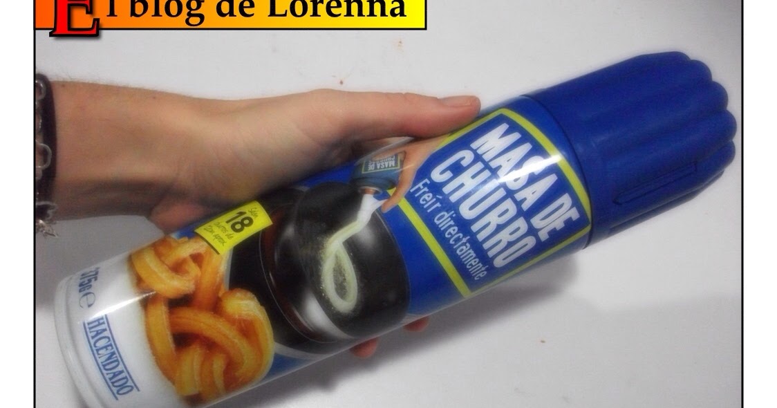 image of El blog de Lorenna: Nuevo en Mercadona: Masa Churros Spray