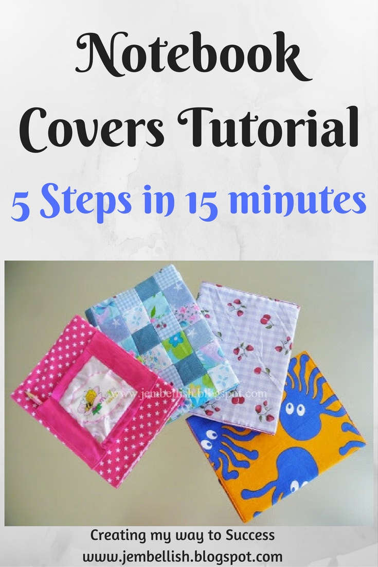 Creating my way to Success Notebook covers tutorial 5 steps in 15