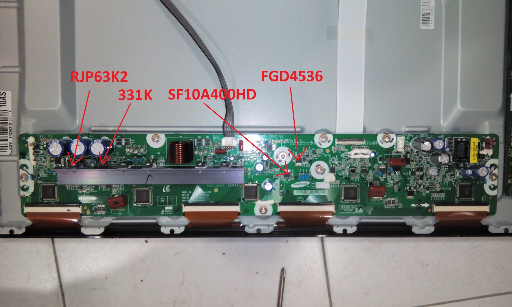 Life Begins at Forty SAMSUNG PS43F4000 Plasma TV repair